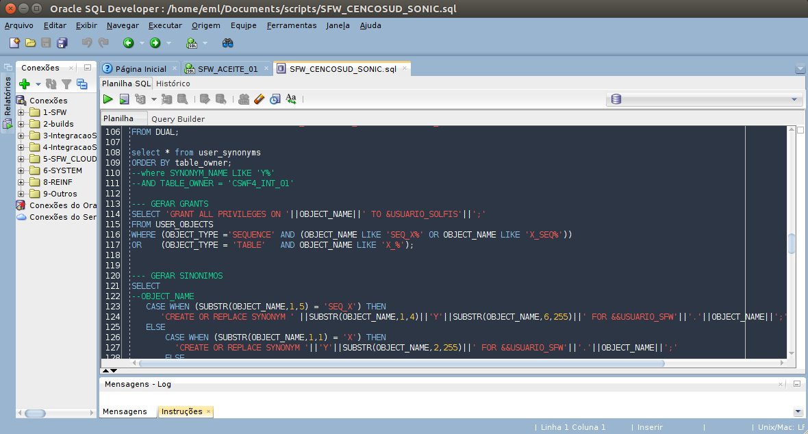 SQL Developer com “dark theme”